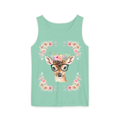 Geeky Goddess Deer Unisex Tank Top