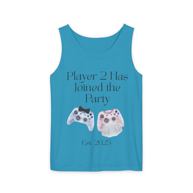'Player 2 Has Joined the Party' 'Est. 2025' Unisex Tank Top
