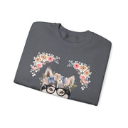 Geeky Goddess Siberian Husky Unisex Crewneck Sweatshirt