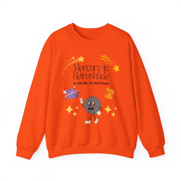 'Mercury In Retroshade: It's Not Me, It's The Planets' Unisex Crewneck Sweatshirt
