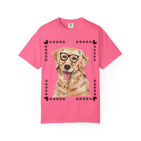 Geeky Good Golden Retriever Unisex T-Shirt