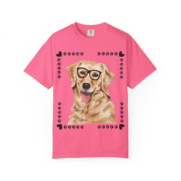 Geeky Good Golden Retriever Unisex T-Shirt