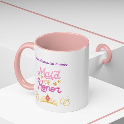 'Main Character Energy: Maid of Honor' Accent Coffee Mug