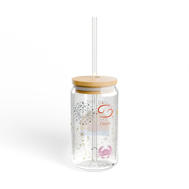 Cancer 'Crabby but Cute Cancer' Sipper Glass