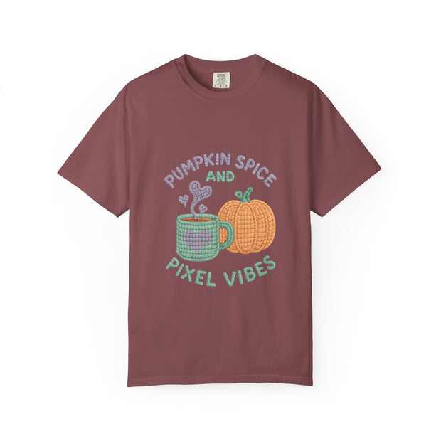 Pumpkin Spice Unisex T-shirt, Cozy Fall Apparel, Perfect for Autumn Festivals, Casual Everyday Wear, Halloween and Thanksgiving