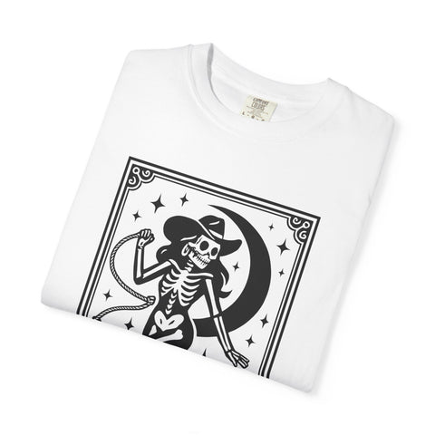 Cowgirl Skeleton Tarot Card Unisex T-Shirt
