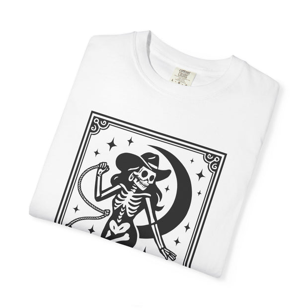 Cowgirl Skeleton Tarot Card Unisex T-Shirt