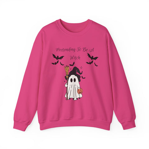 'Pretending To Be A Witch' Unisex Crewneck Sweatshirt