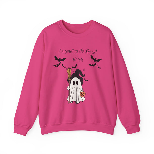 'Pretending To Be A Witch' Unisex Crewneck Sweatshirt