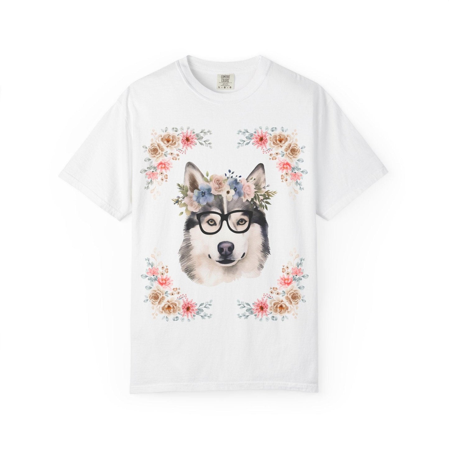 Geeky Goddess Siberian Husky Unisex T-Shirt