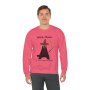 'Witch, Please. Too Much Magical To Handle' Wizard Unisex Crewneck Sweatshirt