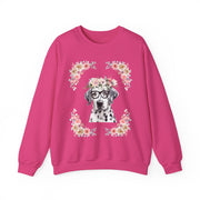 Geeky Goddess Dalmatian Unisex Crewneck Sweatshirt