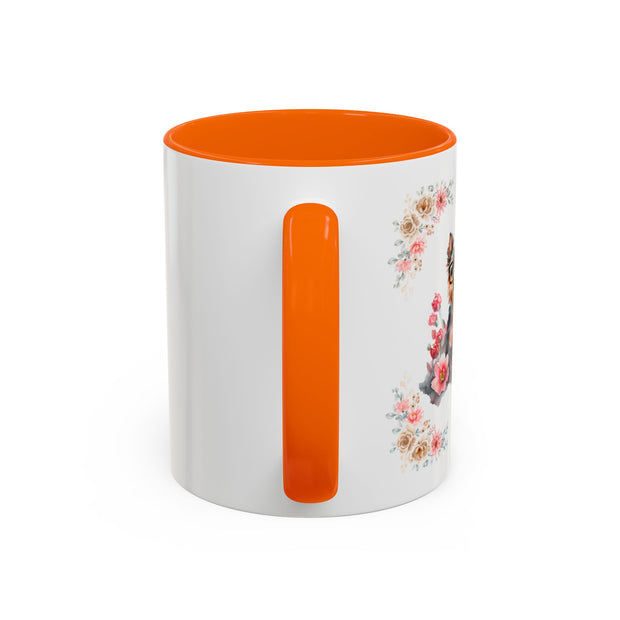 Geeky Goddess Yorkie Accent Coffee Mug