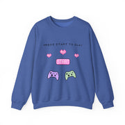 'Press Start to Slay' Unisex Crewneck Sweatshirt