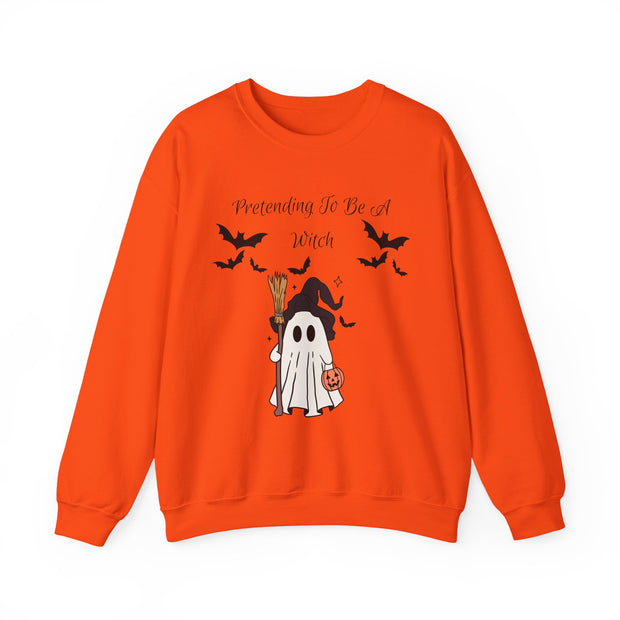 'Pretending To Be A Witch' Unisex Crewneck Sweatshirt