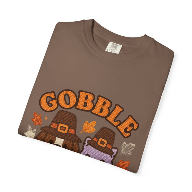 Thanksgiving Gobble Squad T-shirt, Unisex Tee for Pet Lovers, Fall Apparel, Thanksgiving Celebration, Cute Animal Shirt, Seasonal Gift