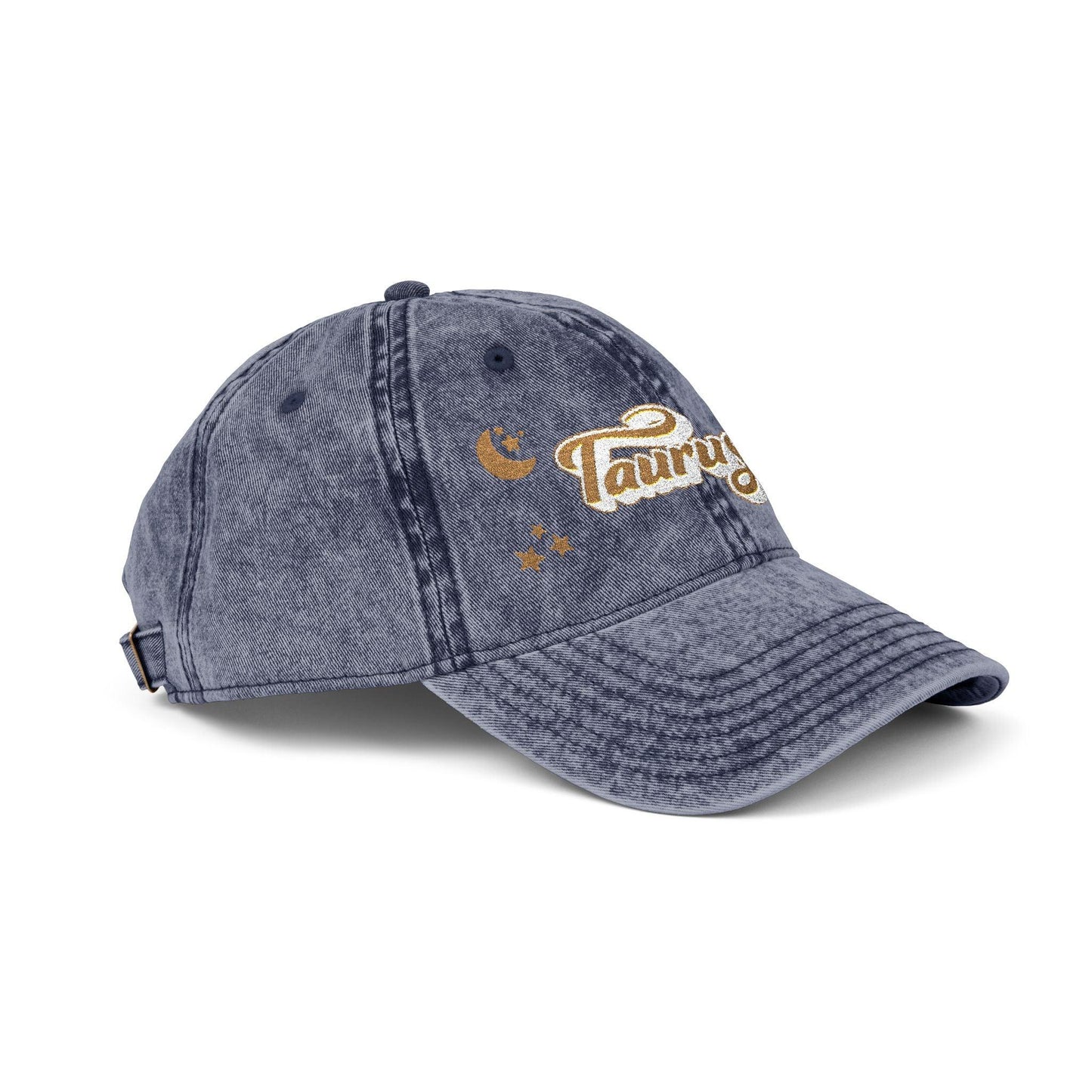 'Taurus' Vintage Embroidered Cap