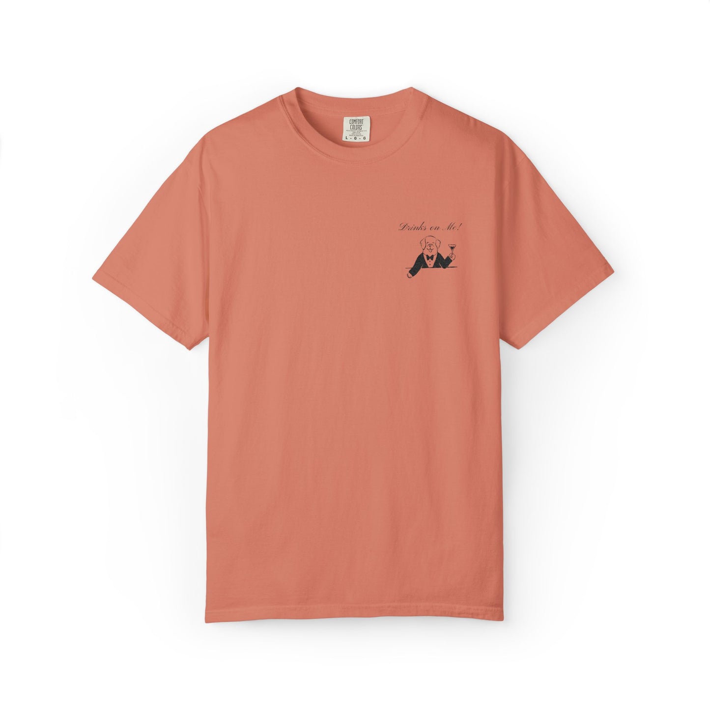 Drinks On Me Wedding Shirt, Funny Dog Bride Tee, Cocktail Hour Bridal Shirt, Cute Puppy Wedding Tee, Bachelorette Shirt