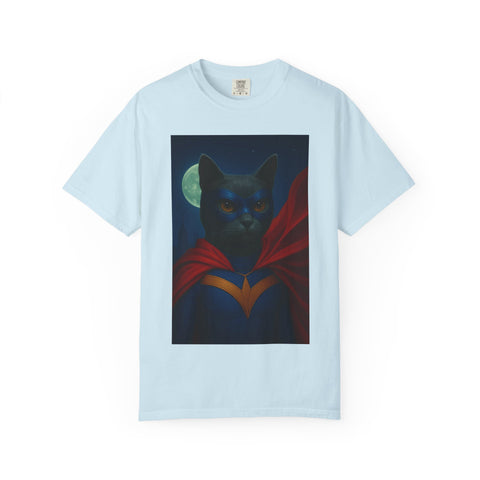 Superhero Dark Gray Cat Unisex T-shirt