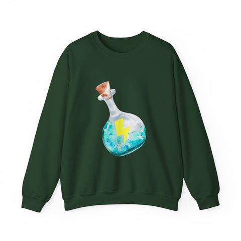 Magical Energy Blue Potion Unisex Crewneck Sweatshirt