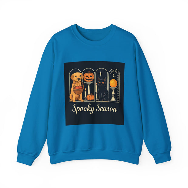 Spooky Season Golden Retriever Crewneck Sweatshirt