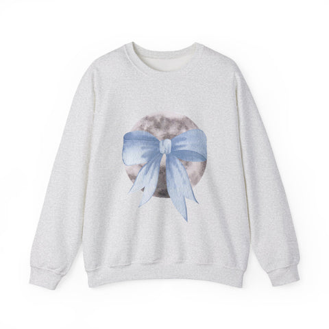 Moon Wrapped In A Bow Unisex Crewneck Sweatshirt