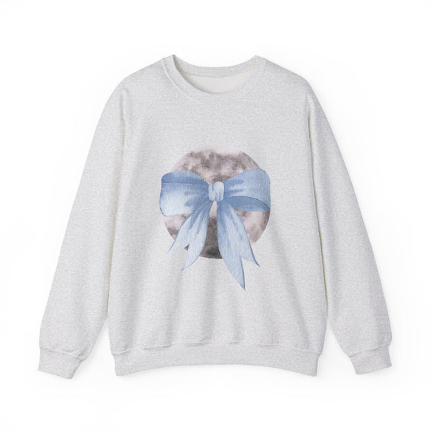 Moon Wrapped In A Bow Unisex Crewneck Sweatshirt