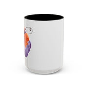 Purple Pumpkin Wrapped In A Bow Accent Coffee Mug