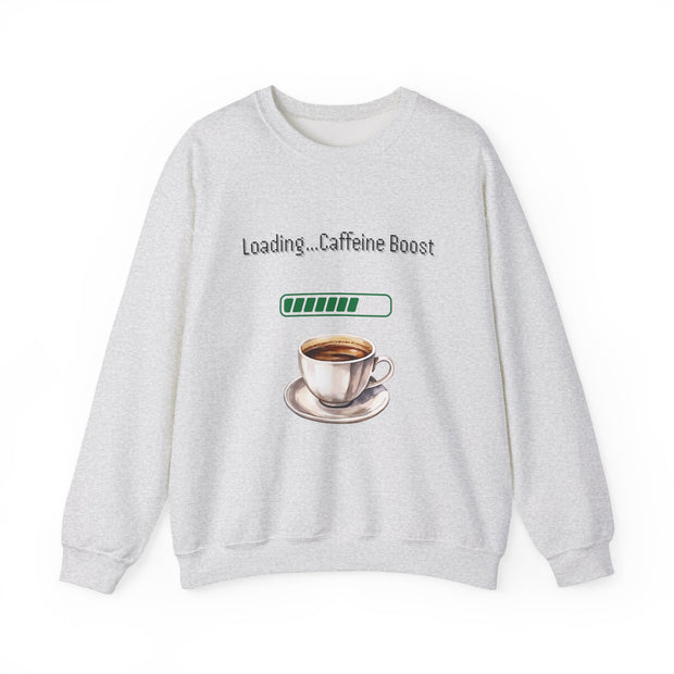 'Loading...Caffeine Boost' Unisex Crewneck Sweatshirt