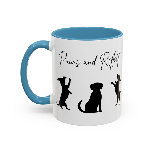 'Paws and Reflect' Dogs Accent Coffee Mug