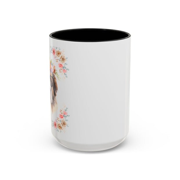 Geeky Goddess Saint Bernard Accent Coffee Mug