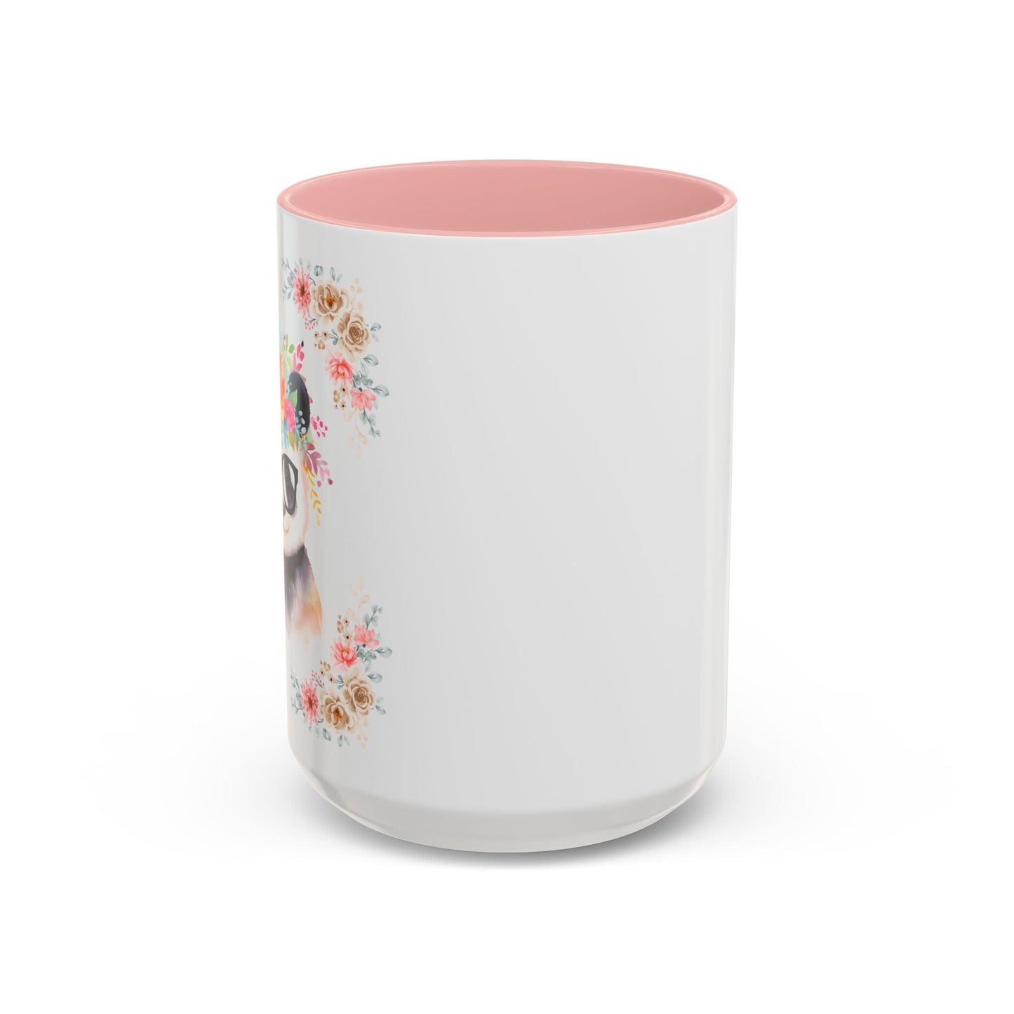 Geeky Goddess Panda Accent Coffee Mug