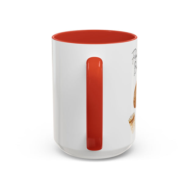 'Feline Good With A Book & Brew' Accent Coffee Mug