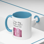 'I Like Big Books and I Cannot Lie' Accent Coffee Mug