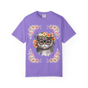 Geeky Goddess Gray Cat Unisex T-Shirt