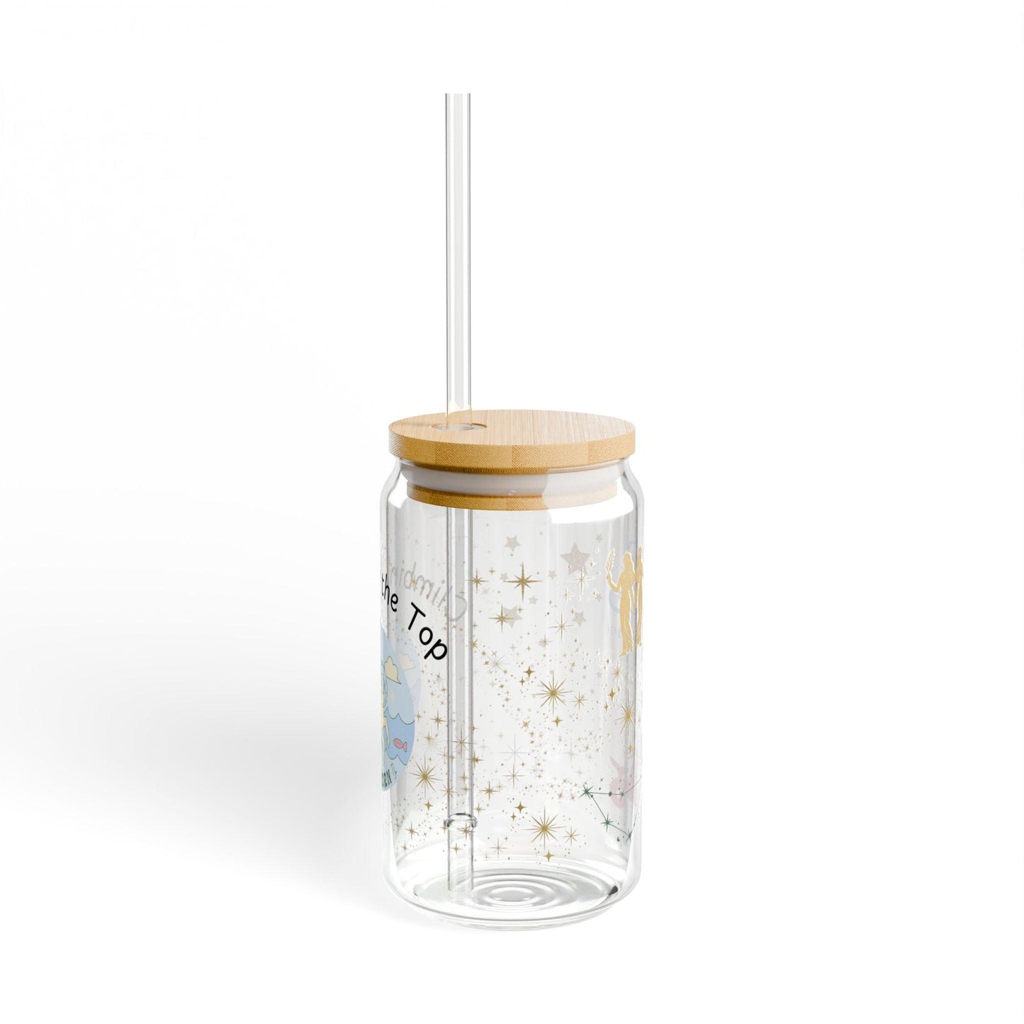 Capricorn 'Climbin' To The Top' Sipper Glass