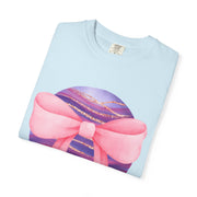 Pink/Purple Planet Wrapped In A Bow Unisex T-Shirt