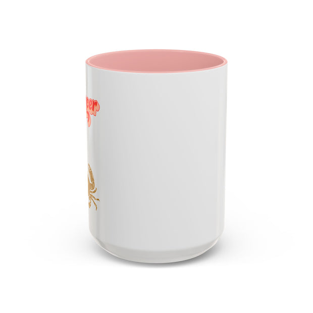 'Cancer' Zodiac Accent Coffee Mug