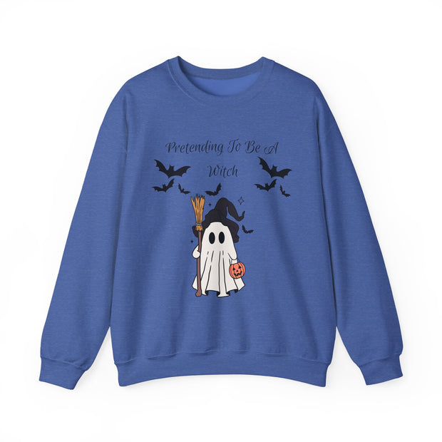 'Pretending To Be A Witch' Unisex Crewneck Sweatshirt