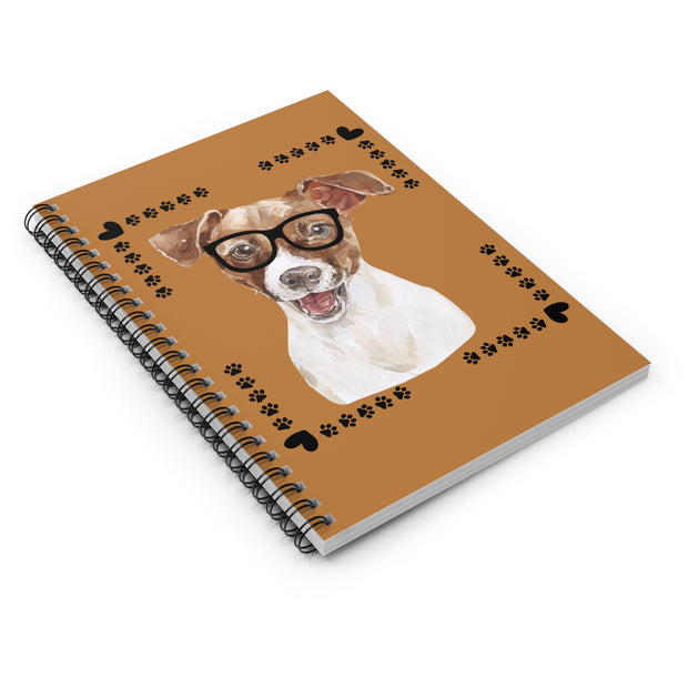 Geeky Good Jack Russell Spiral Notebook