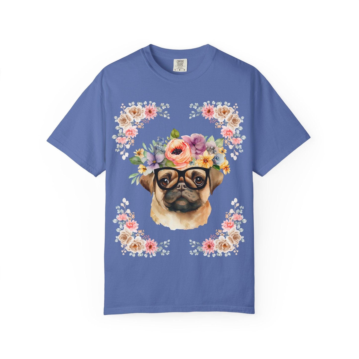 Geeky Goddess Pug Unisex T-Shirt