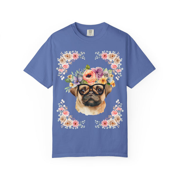 Geeky Goddess Pug Unisex T-Shirt