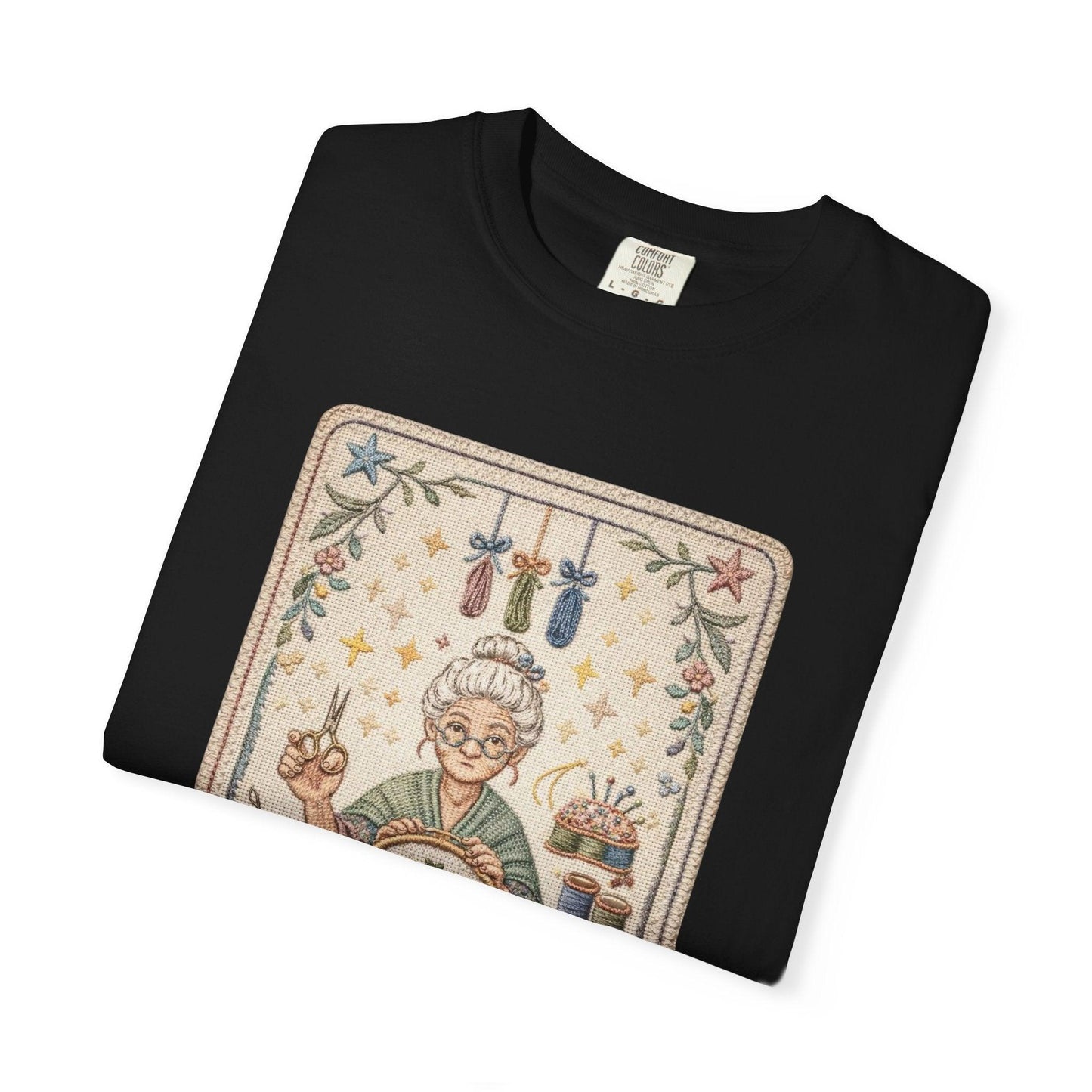 Grandma Hobbies Shirt, Vintage Cross Stitch Tee, Sewing Gift for Her, Embroidery Lover Shirt, Cottagecore Aesthetic