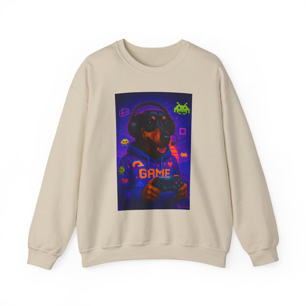 Gaming Dog Crewneck Sweatshirt - Perfect Gift for Gamers, Cozy Unisex Sweatshirt, Video Game Apparel, Animal Lover Gift, Casual Hoodie [...]