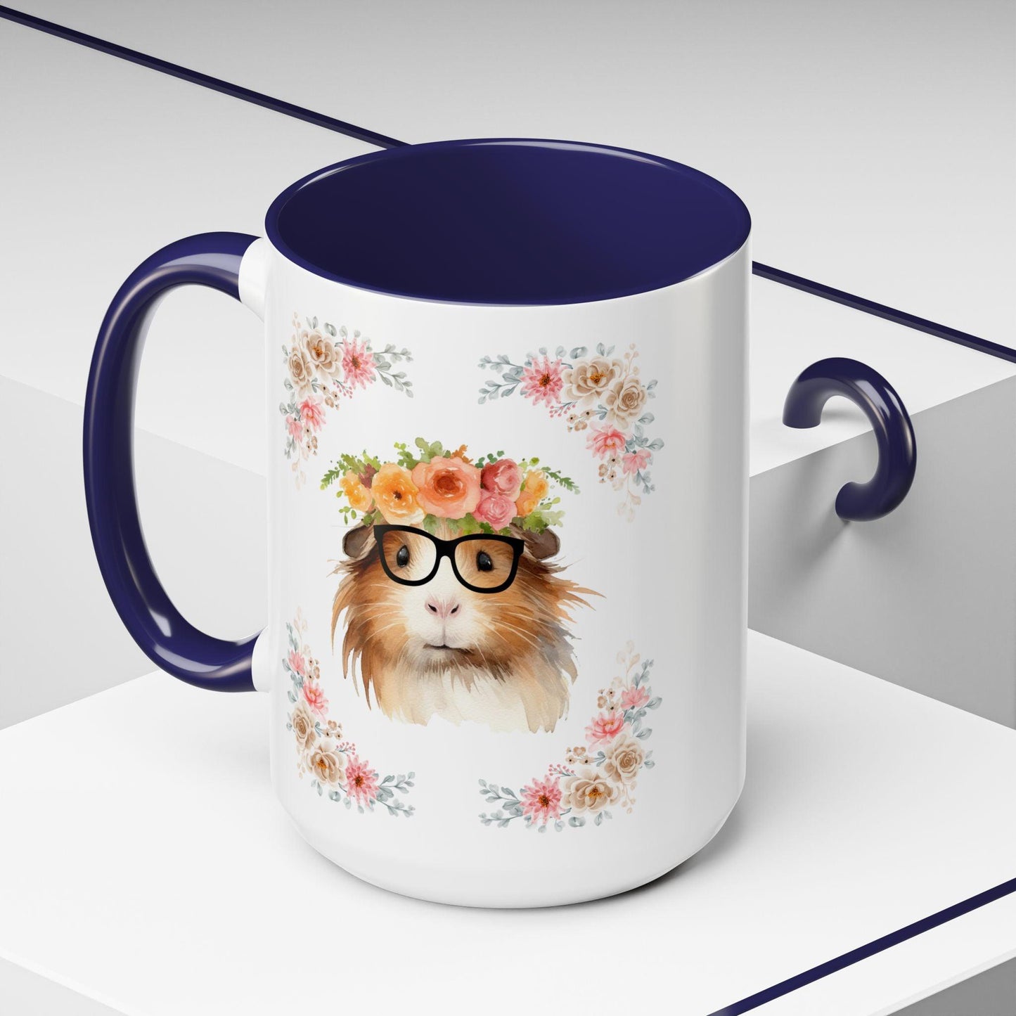 Geeky Goddess Guinea Pig Accent Coffee Mug