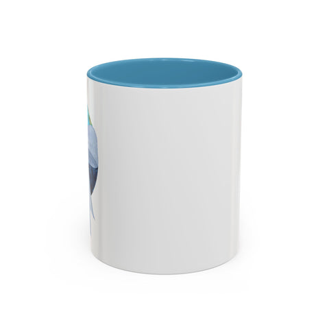 Earth Wrapped In A Bow Accent Coffee Mug