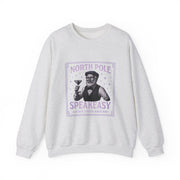 North Pole Speakeasy Crewneck Sweatshirt | Cozy Holiday Gift | Winter Wear | Christmas Sweatshirt | Unisex Comfy Apparel
