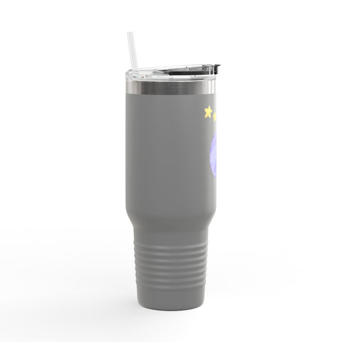 Astronaut Taking Off In Space Insulated Travel Mug, 40oz