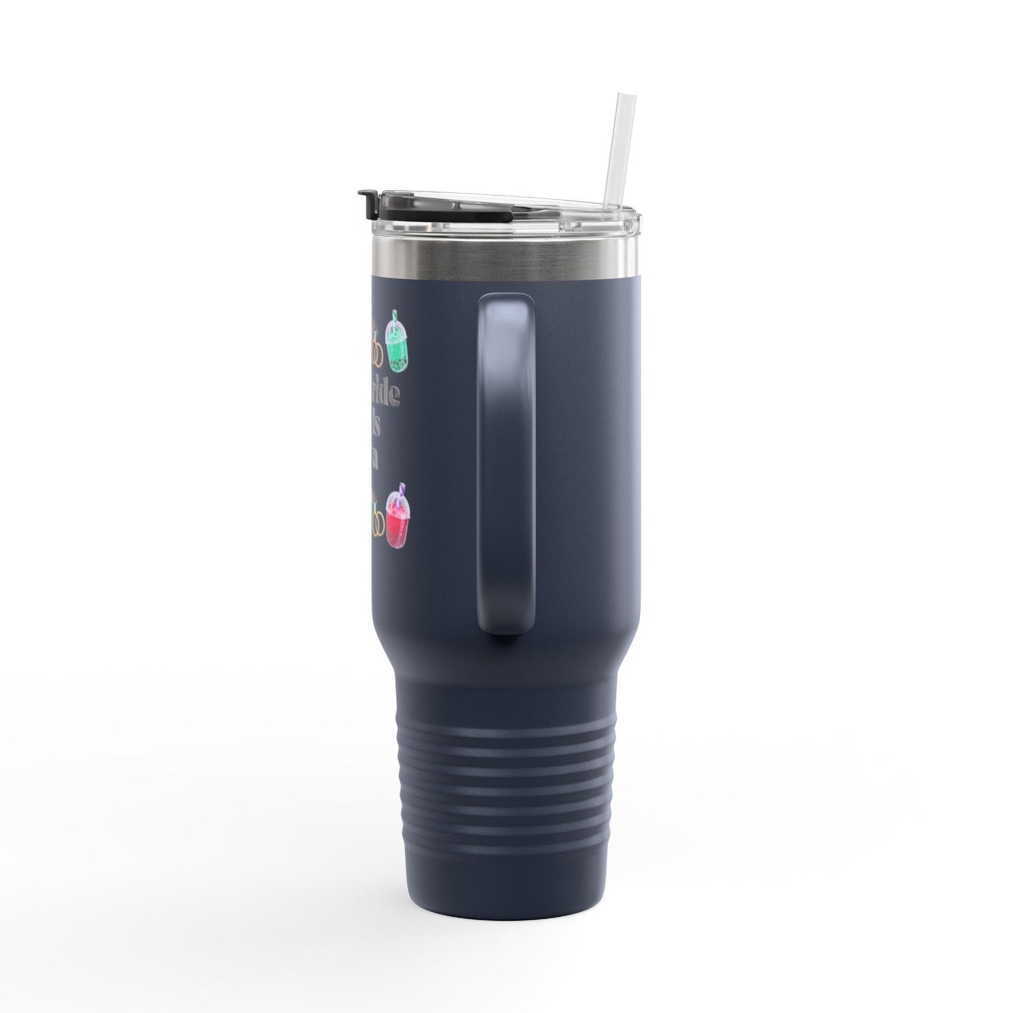 'This Bride Needs Boba' Insulated Travel Mug, 40oz