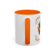 Geeky Goddess Gray Cat Accent Coffee Mug